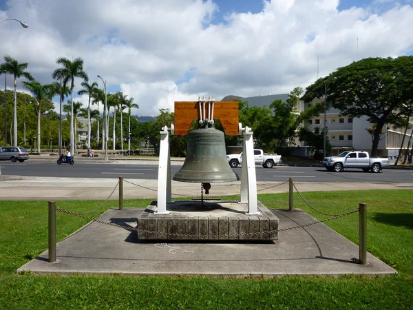 Zadní strana zvonu svobody — Stock fotografie
