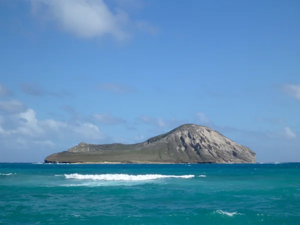 Isola di Manana (Rabbit) nella baia di Waimanalo — Foto Stock