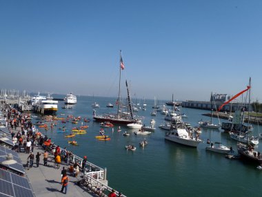 mccovey cove doldurma tekneler ile boyunca yürümek