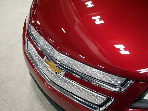 Cappuccio auto rosso Chevy — Foto Stock