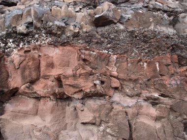 lav rock sediman katmanların