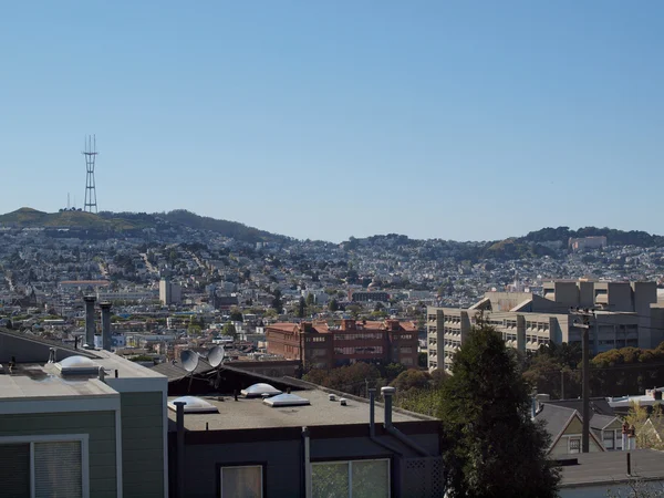 San Francisco Bâtiments, maisons, tours et collines — Photo