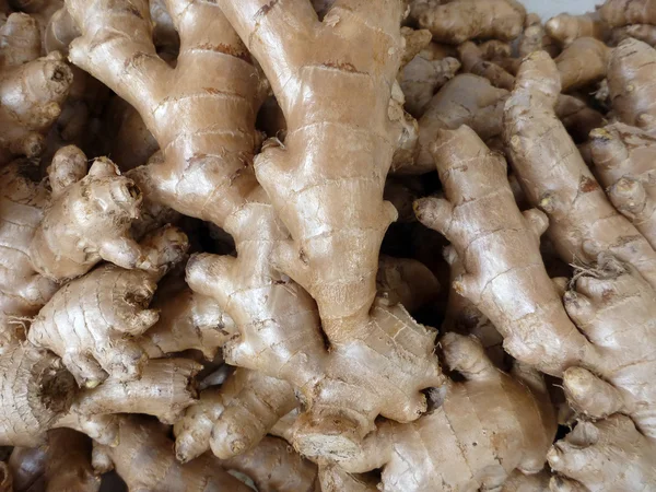 Heap of ginger root