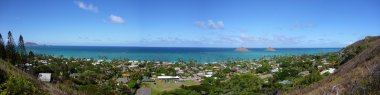 Lanikai ve panoramik Adaları