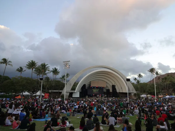 FM100 Birthday Bash at Waikiki Shell — Stock Photo, Image