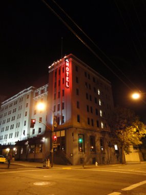 Berkeley, california geceleri tarihi hotel durant.