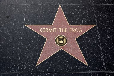 Kermit the Frog Hollywood Star clipart