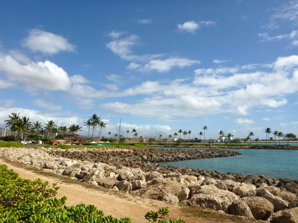 Caminho e porto em Ko Olina — Fotografia de Stock