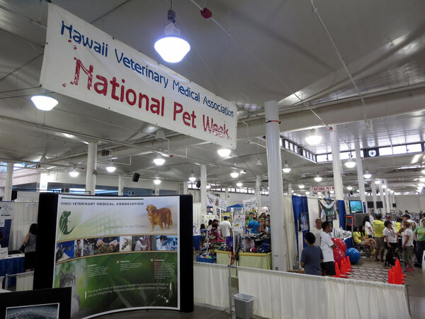 National Pet Walk booth at pet expo