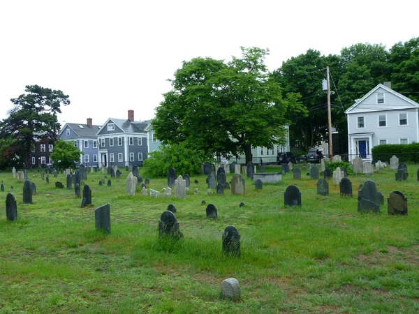 Hřbitov v Salemu, masachusetts — Stock fotografie