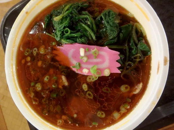 Πικάντικη σούπα Ramen — Φωτογραφία Αρχείου
