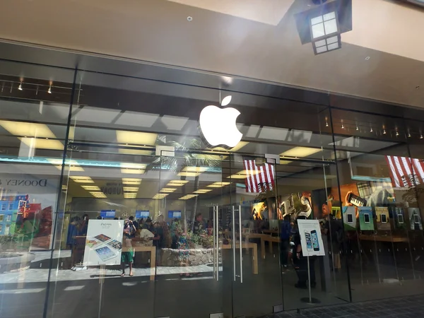 Apple perakende mağaza Honolulu ala moana Merkezi — Stok fotoğraf