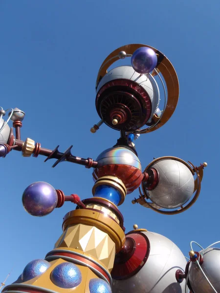 Kalifornien September 2009 Top Astro Orbitor Disneyland Astro Orbiter Raket — Stockfoto