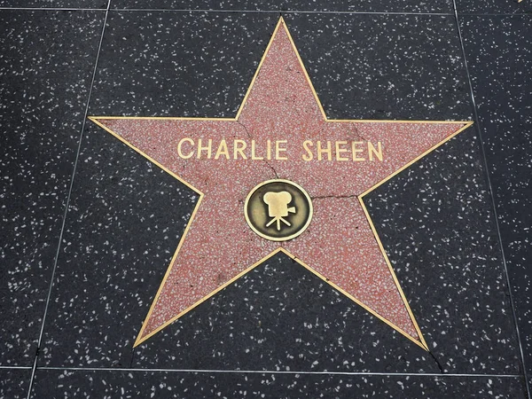 Hollywood California Ottobre 2019 Charlie Sheen Protagonista Con Logo Del — Foto Stock