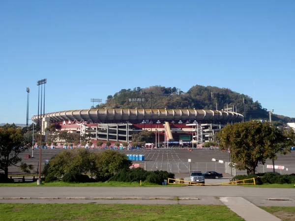 San Francisco California December 2009 Candlestick Park Stadium Parking Lot — Stock Photo, Image