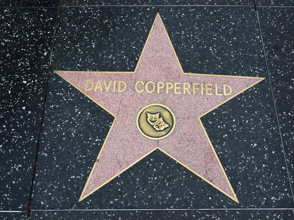 Hollywood California October 2019 David Copperfield Star Two Mask Logo — Zdjęcie stockowe