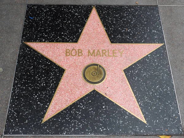 Hollywood California Oktober 2019 Bintang Musik Icon Bob Marley Dengan — Stok Foto