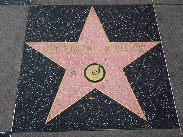 Hollywood California October 2019 New Kids Block Star Record Icon — Stock Photo, Image