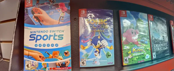 Honolulu Mai 2022 Nintendo Switch Sports Sonic Colors Ultimate Kirby — Photo