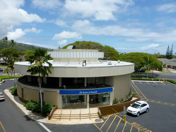 Honolulu Mayo 2013 Aérea Del Edificio Bank Hawaii Centro Comercial —  Fotos de Stock