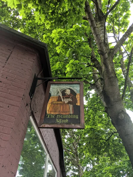Seattle May 2019 Stumbling Monk Sign Which Unassuming Boozer Known — Stock Photo, Image