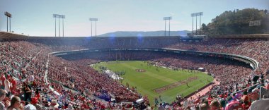 San Francisco, California - November 14 2010.: St.Louis Rams vs. San Francisco 49ers panoramic at Candlestick Stadium.