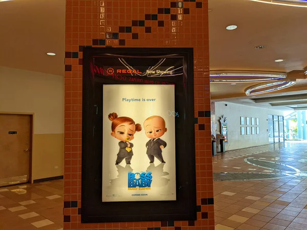 Honolulu July 2021 Boss Baby Family Business Movie Poster Featuring — Stock Photo, Image