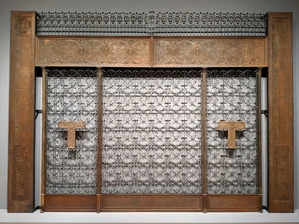 Seattle Washington May 2019 Elegant Grille Designed Screen Elevator Early — 스톡 사진