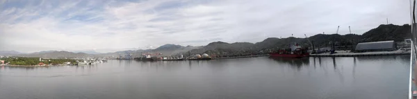 Manzanillo Mexico January 2010 Boats Parked Shipping Cargo Cranes Harbor — Stock Photo, Image