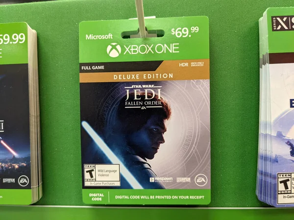 Honolulu September 2019 Xbox One Star Wars Jedi Fallen Order — Stock Photo, Image