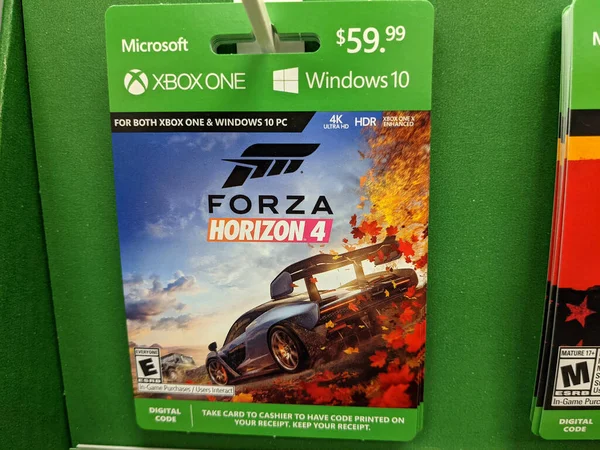 Honolulu Septembre 2021 Forza Horizon Jeu Course Sur Xbox One — Photo