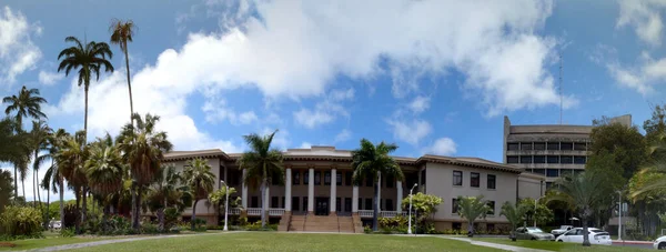 Oahu Hawaï Avril 2010 Bâtiment Historique Hawaii Hale Sur Campus — Photo