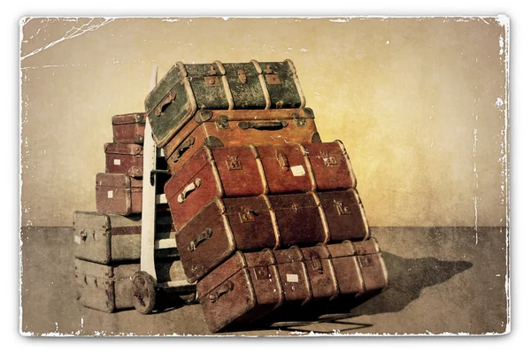 Vintage Suitcases — Stock Photo, Image
