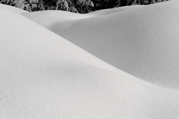 Bakgrunden snö — Stockfoto