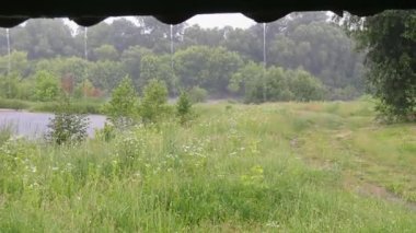 yaz yağmur ve gök gürültülü