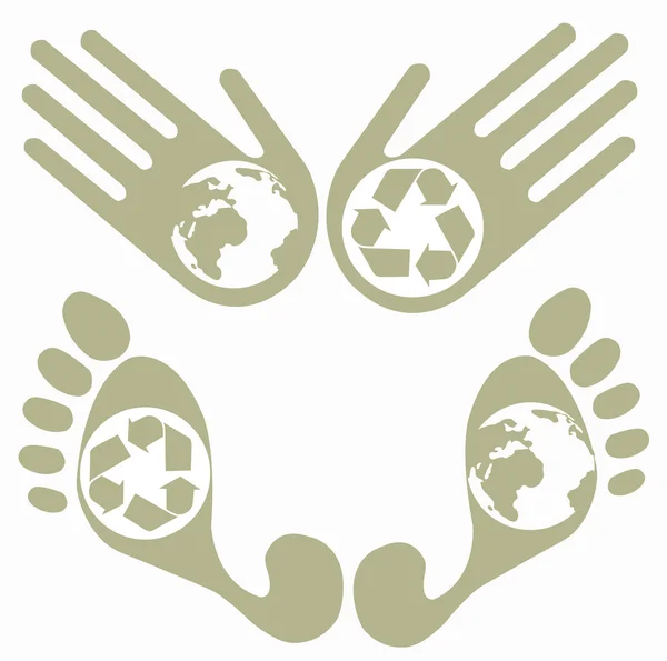 Logo écologique — Image vectorielle