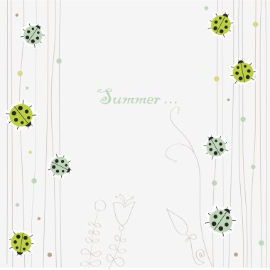 Yaz retro arkaplanı