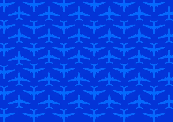 Blu sfondo modello aereo — Foto Stock