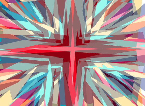 Tło religijne gwiazda krzyżowa — Zdjęcie stockowe