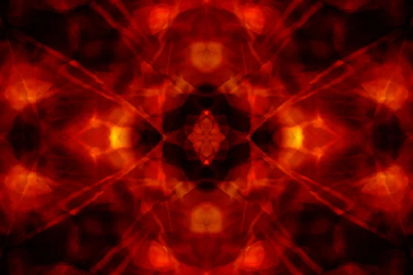 Red and black kaleidoscope background — Stock Photo, Image