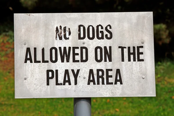 No dogs allowed sign — Stock Photo, Image