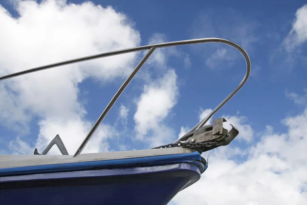 Bow of a yacht — Stock Photo, Image