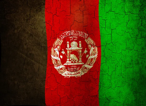 Grunge Bandera de Afganistán — Foto de Stock