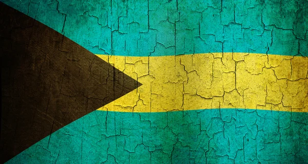 Grunge Bahamas Flagge — Stockfoto