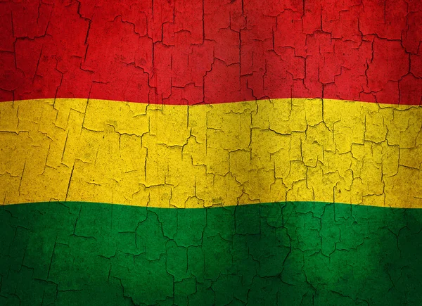 Grunge bolivia vlag — Stockfoto