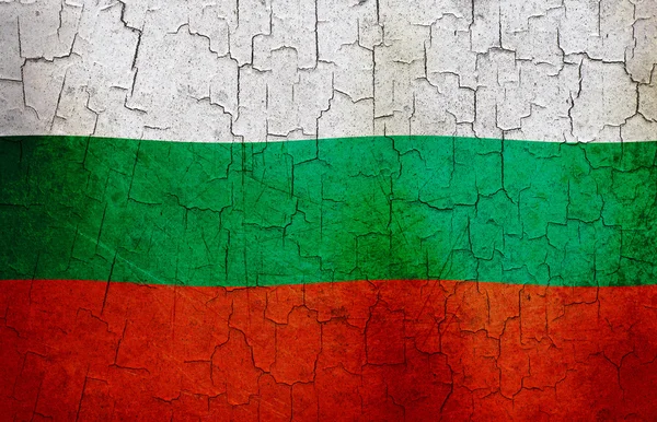 Grunge Bulgarije vlag — Stockfoto