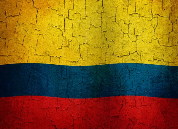 Grunge Colombia flag — Stock Photo, Image