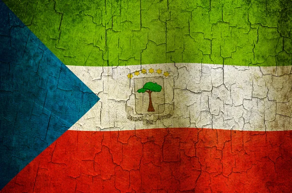 Grunge Equatorial Guinea flag — Stock Photo, Image
