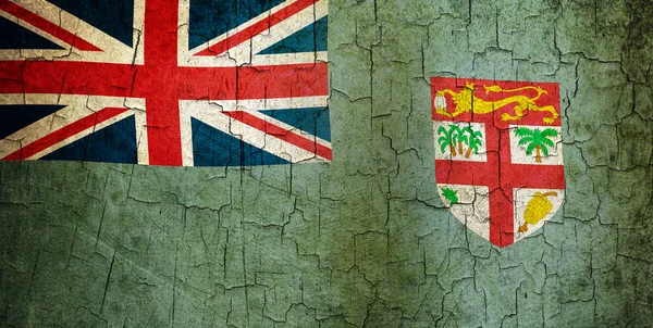 Grunge fiji vlag — Stockfoto