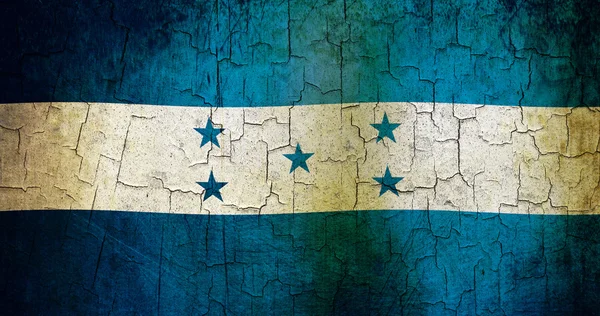 Flaga Hondurasu grunge — Zdjęcie stockowe